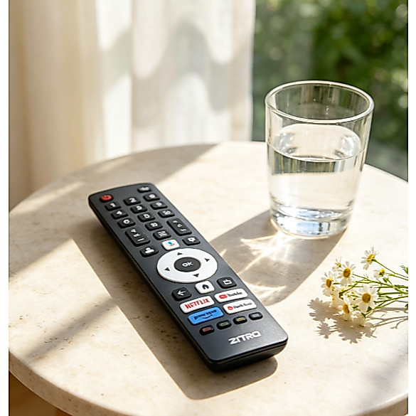 เปลี่ยน GEEPAS TV รีโมทคอนโทรล Netflix YouTube Prime วิดีโอ YouTube เพลง YouTube Hotkeys ฟังก์ชั่นเต