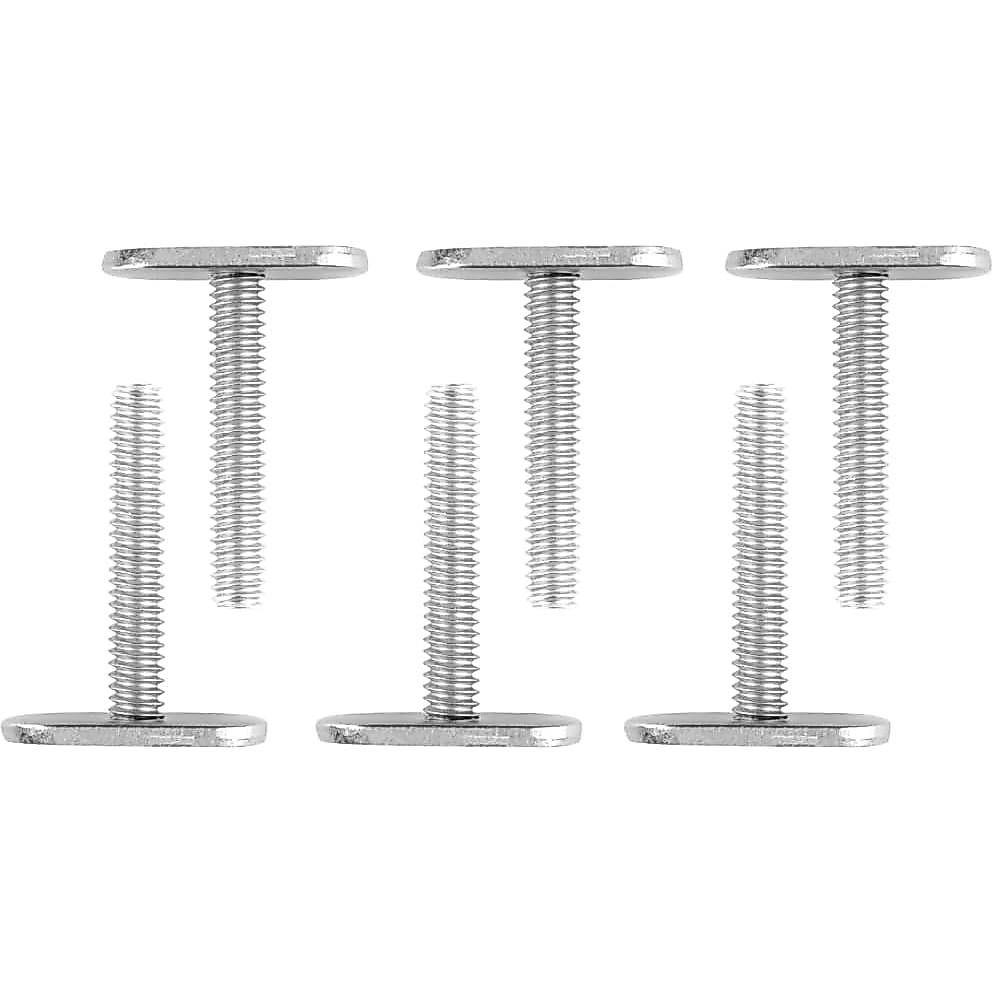 VTurboWay 6 ชิ้น 1/4 "-20 T Track Bolts สําหรับ Kayak Track System, 1-1/2 นิ้วความยาว, 1/2 "กว้าง, 3