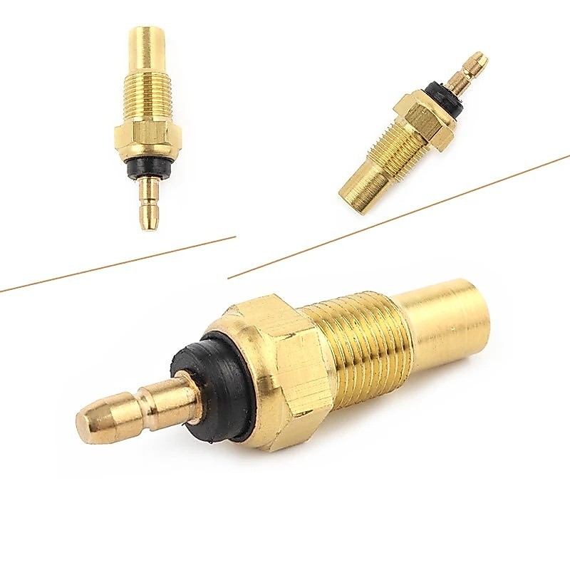 ทองแดง Coolant อุณหภูมิน้ํา Temp Gauge Sensor สําหรับ Yamaha FZR400 FZX750 YZF750 FZR 400 FZX 750 & 