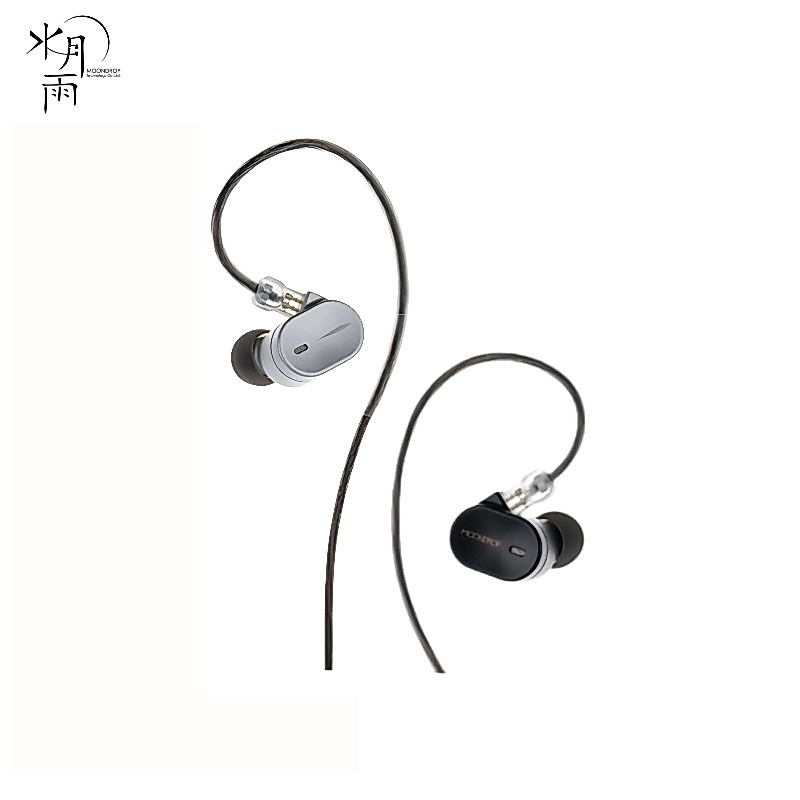 MOONDROP CHU 3/III หูฟังชนิดใส่ในหูประสิทธิภาพสูงแบบไดนามิก IEMs เปลี่ยนสาย 0.78 มม.2Pin CHU III ไม่มีไมโครโฟน