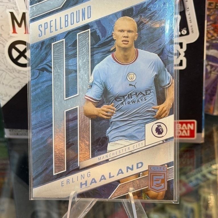 Erling Haaland Panini Donruss Elite Premier League Player Card 2022-23 SPELLBOUND H