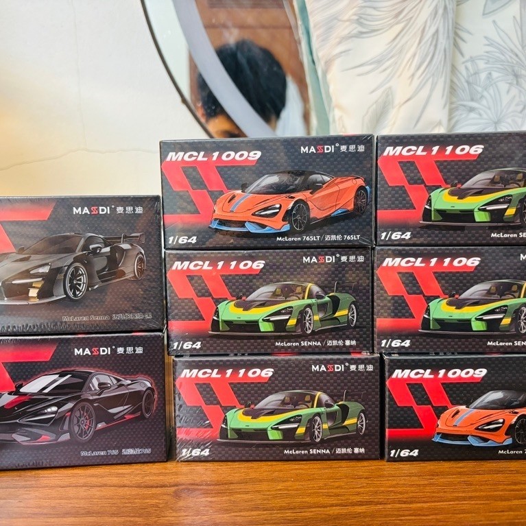Masdi Mclaren Senna GTR, 765lt 1/64 โมเดลรถแท้