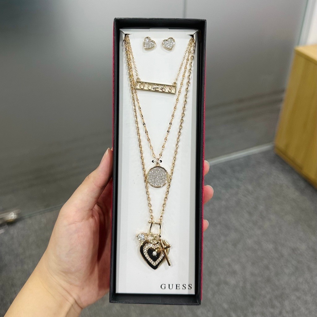 [EXPORTANT] LAYER NECKLACE SET & FULLBOX EARRINGS