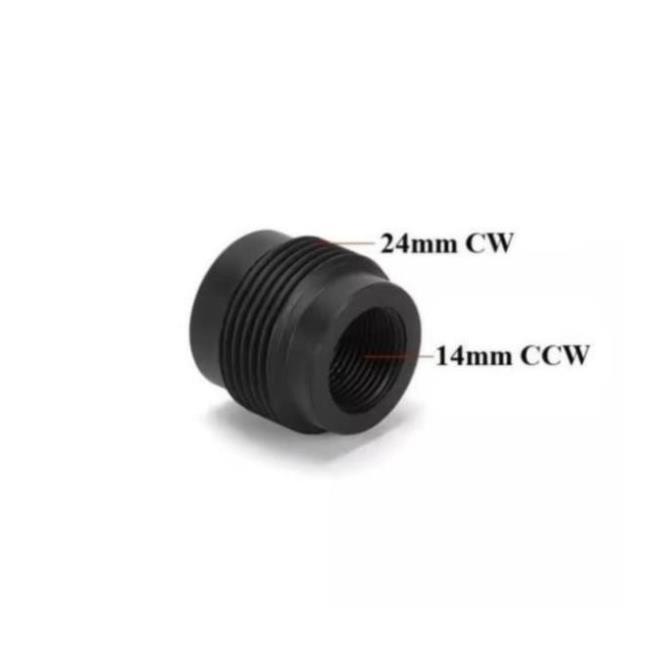 อะแดปเตอร์ CCW ถึง 24 มม. CW ขนาด 14 มม.