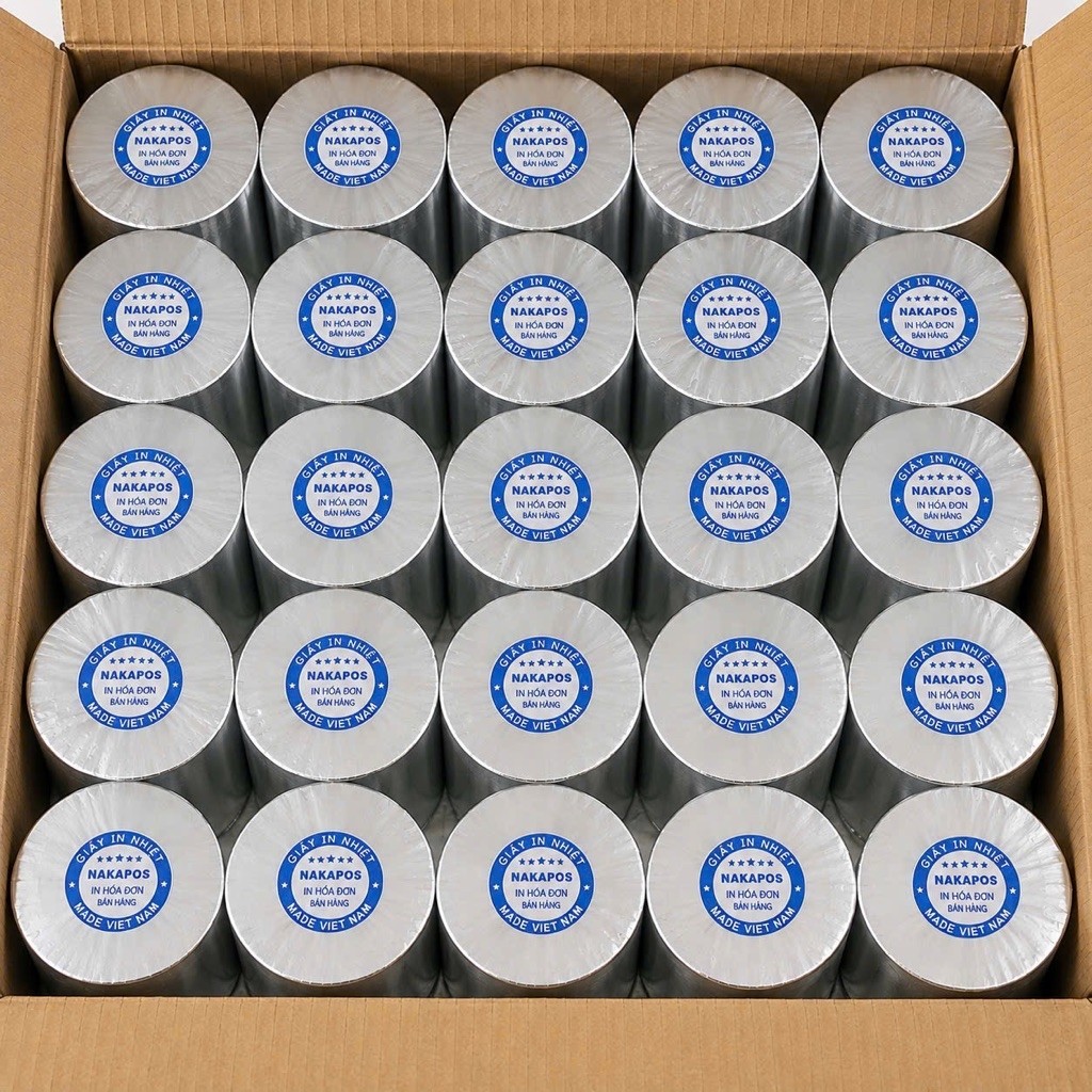 [กล่อง 50 ม้วน] INVOICE PRINTING PAPER K80 K80*65 BILL PRINTING PAPER K80MM THERMAL PAPER SALES PRIN