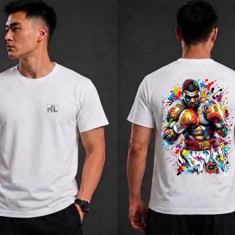 เสื้อยืดคอกลม ( MIKE TYSON ) COTTON
