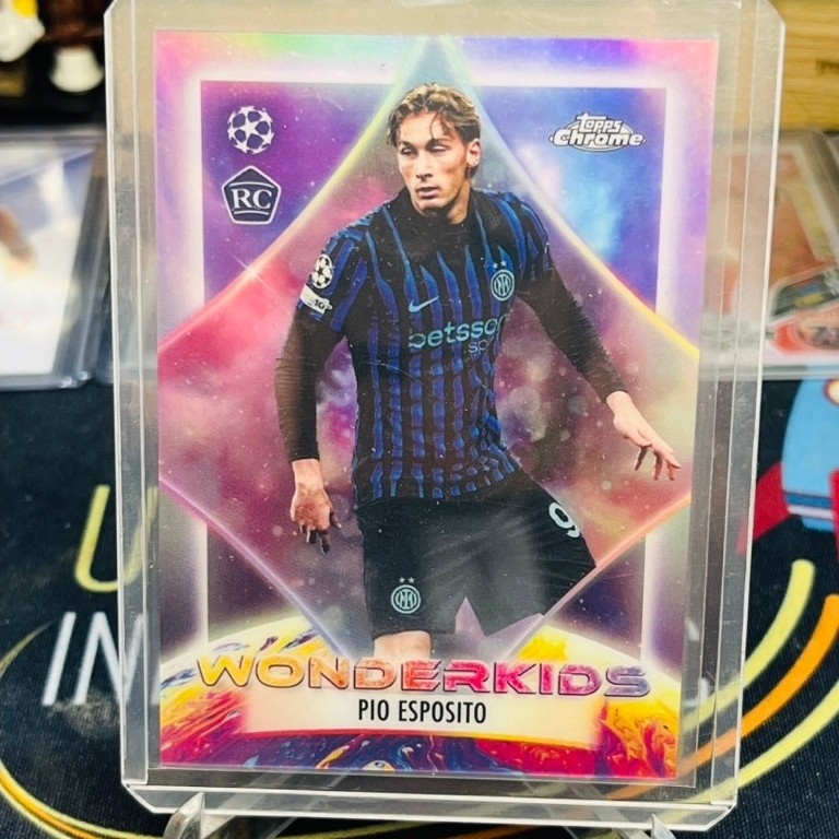 Pio Esposito Inter Milan Wonderkids Topps Chrome UCC 2025/26 การ์ดฟุตบอล