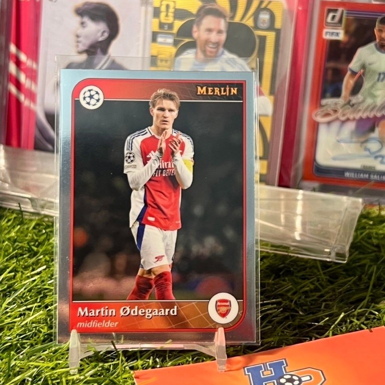 Martin Odegaard Topps Merlin Chrome UCL 2024/25 การ์ดฟุตบอล