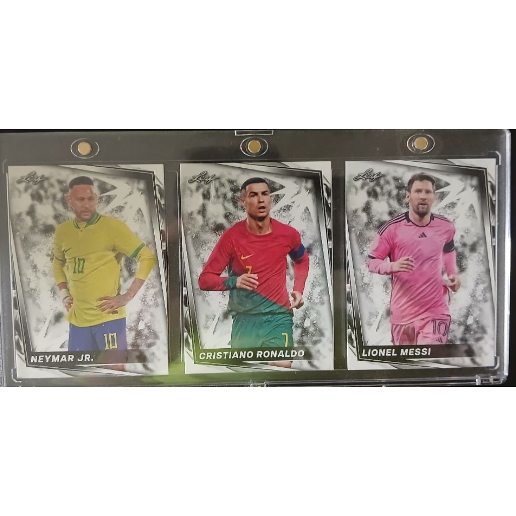 Leaf Ronaldo - Messi - Neymar Player Card Combo