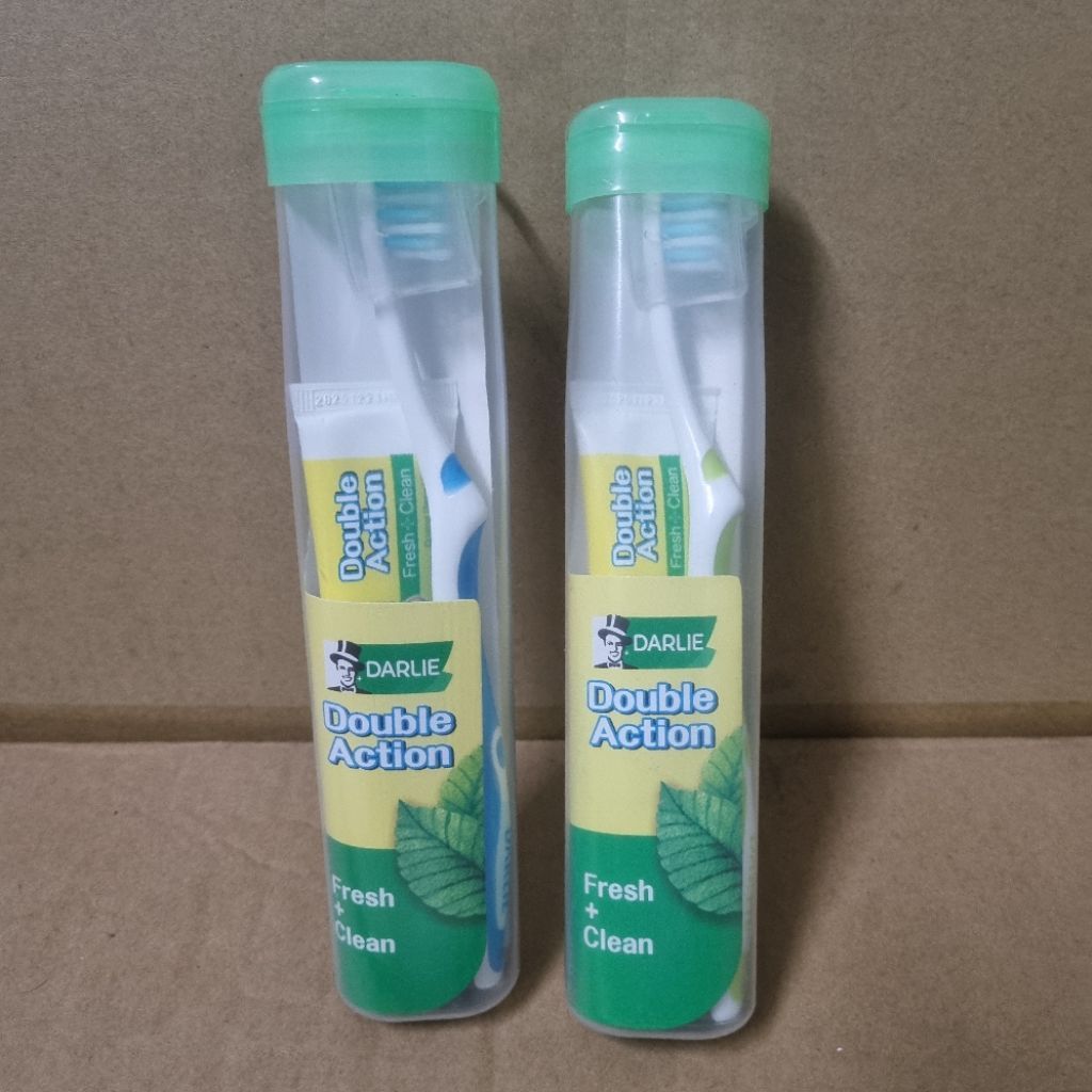 Darlie travel Combo – แปรงสีฟัน Wavy Fresh T23R + ยาสีฟัน Double Action