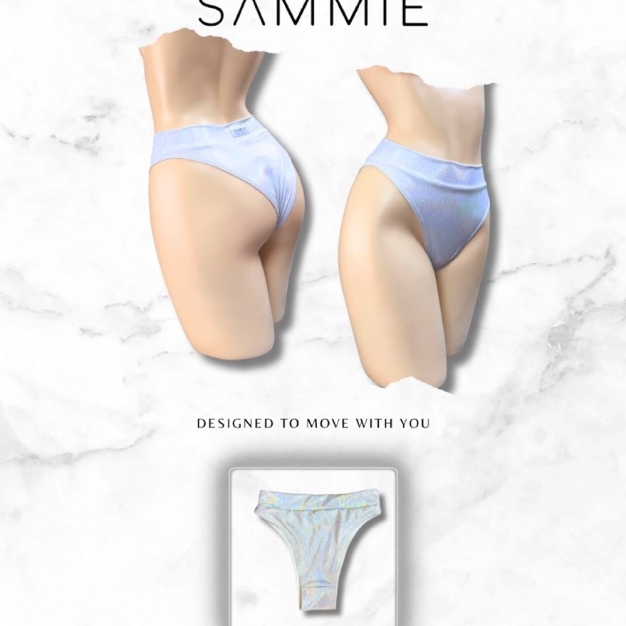 กางเกง Pole / Twerk เอวต่ําผ้ายืด 4 ทาง นางรํา รูด - SAMMI