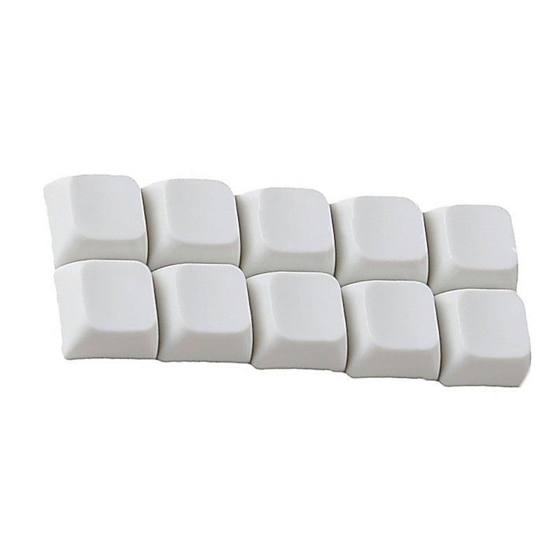 Doublebuy Ceramic Resin Keycaps Smooth Glaze Keyboard Keycap สําหรับคีย์บอร์ดแบบกลไก