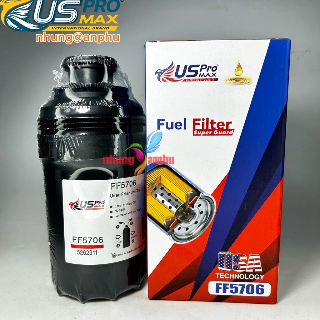 กรองน้ํามันเครื่อง FF-5706 / LF16352 / LF17356 / P555706 / 5262311ยี่หร่า Auman C160 / Aumark / Foto
