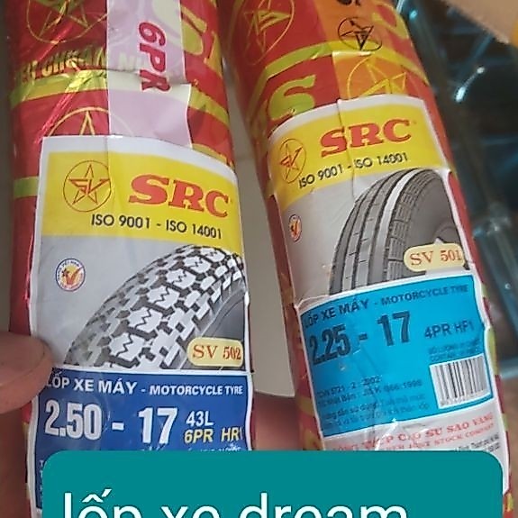 ขายปลีกยางฝัน ยาง2.25-17; 2.50-17 ดาวทอง