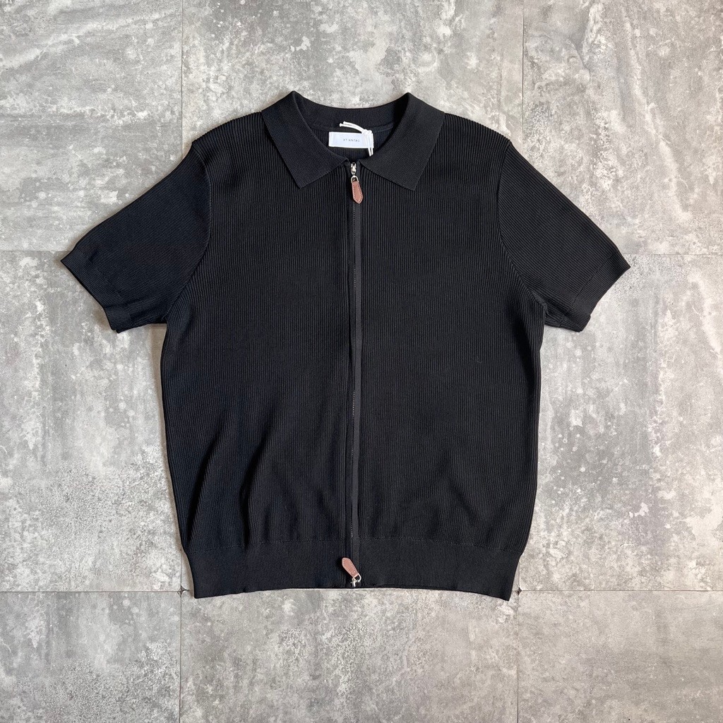 [BUIVINTAGE] FullZip London XT XINTAO B9856 เสื้อโปโลไหมพรม Buivintage ผ้าหนา ทรงเข้ารูป ทรงเข้ารูป 
