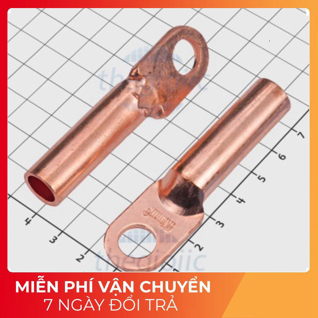 DT-50 Cos Head Copper Wire ขนาด 50mm2 Screw M10 Tech Tech Componenel Tech Components