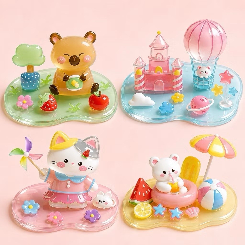 สติ๊กเกอร์ 3D/DIY Crystal/โมเดลแทง/สติ๊กเกอร์ลายนูน/สติ๊กเกอร์ DIY