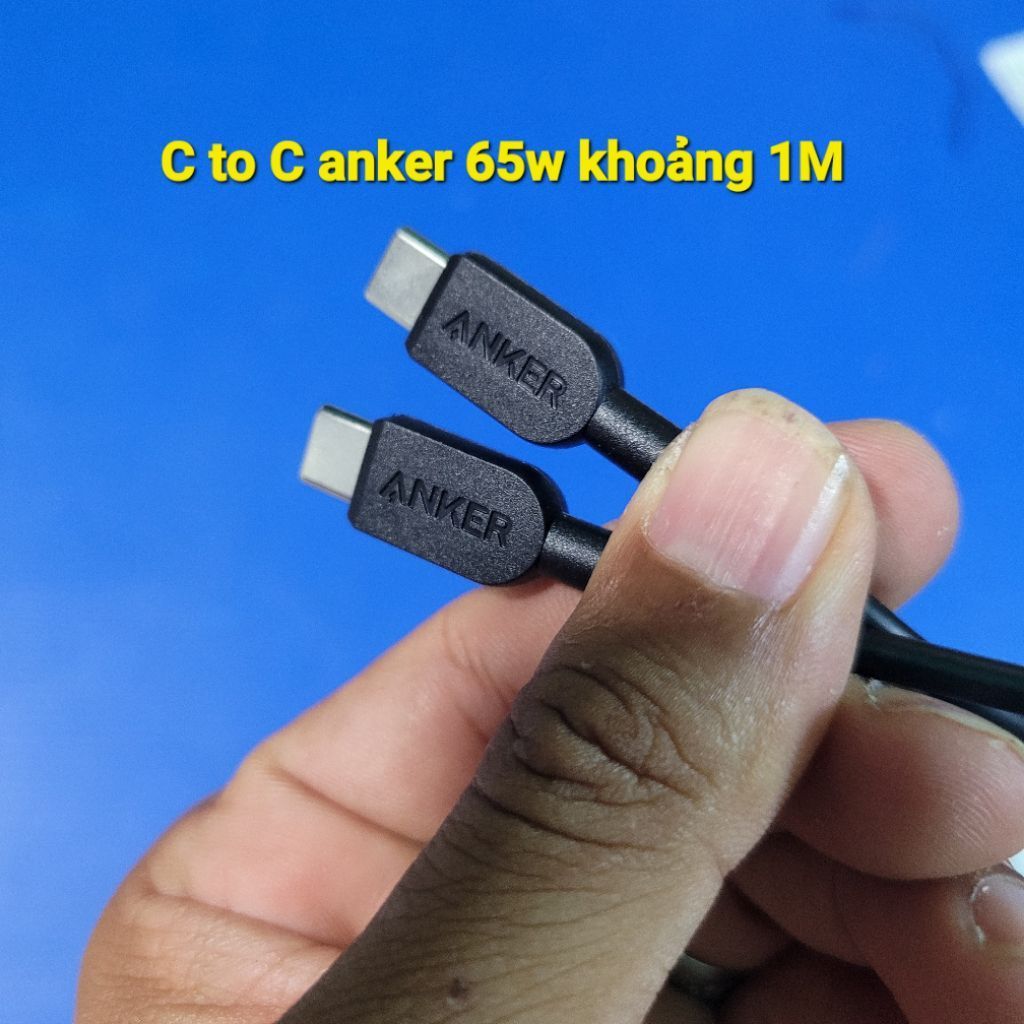 Anker C to C สายชาร์จเร็ว 65w