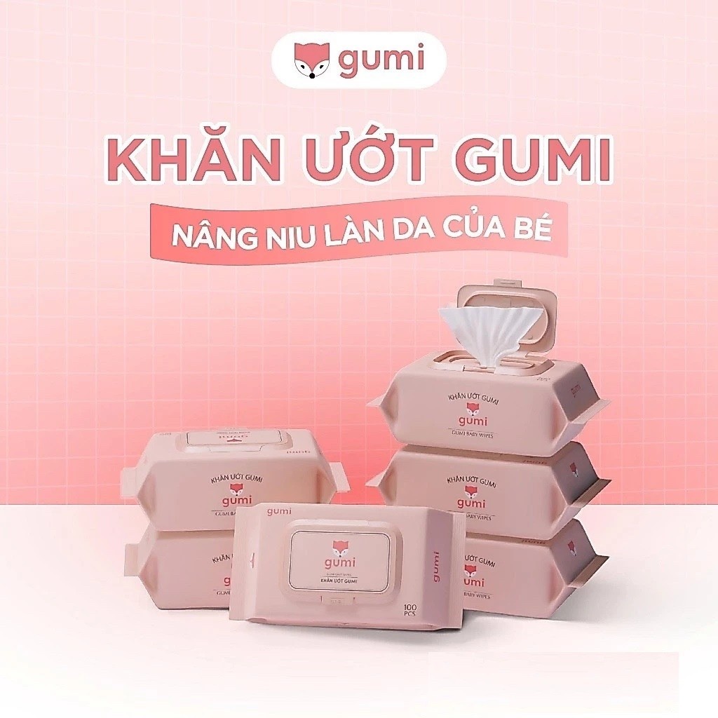 แพ็คทิชชู่เปียก Gumi Unscented