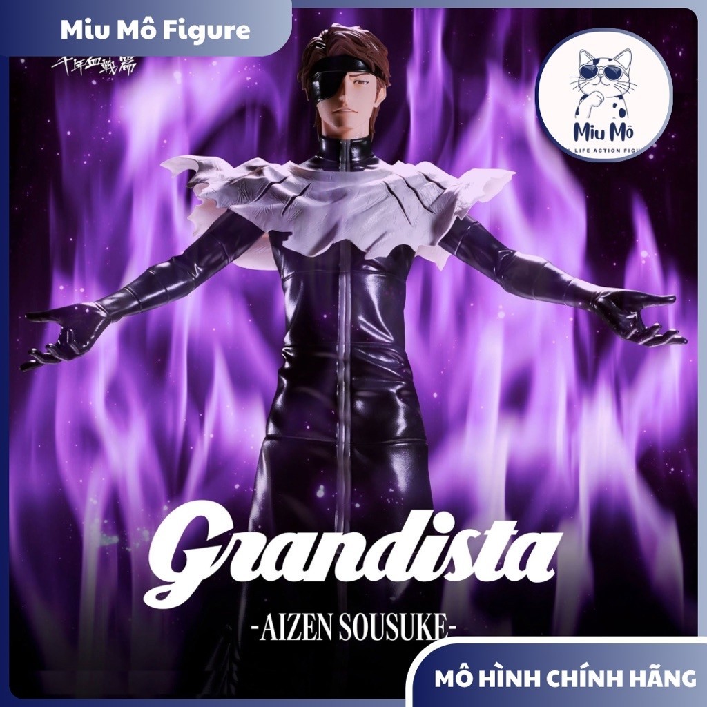 ของแท้ Aizen Sousuke - Bleach - Grandista BANDAI FIGURE MODEL