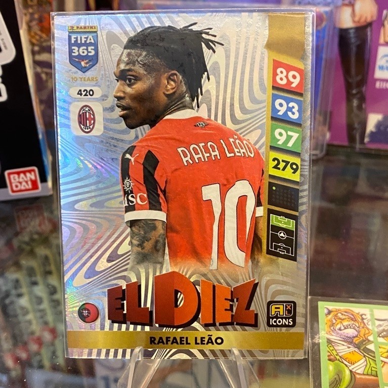 Rafael Leao Panini 365 2025 การ์ดเครื่องเล่น AC MILAN EL DIEZ