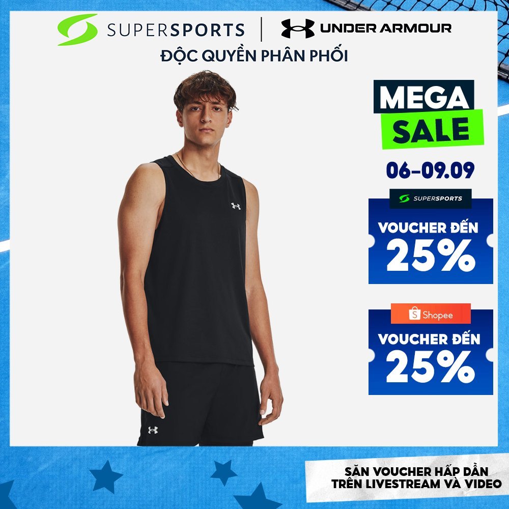 UNDER ARMOR UNDER ARMOUR Under ARMOUR Coolswitch เสื้อกล้ามผู้ชาย - 1376994-001