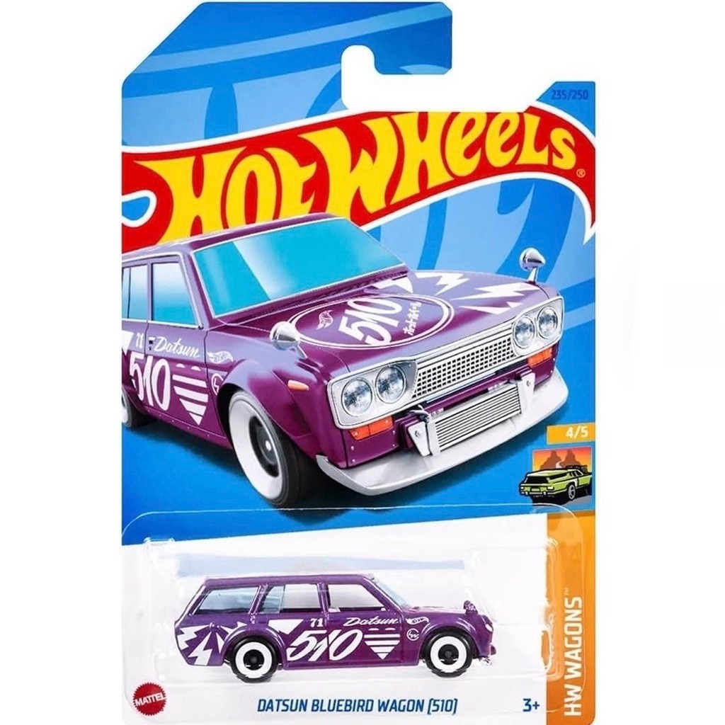 Hot Wheels DATSUN BLUEBIRD WAGON (510] 3+