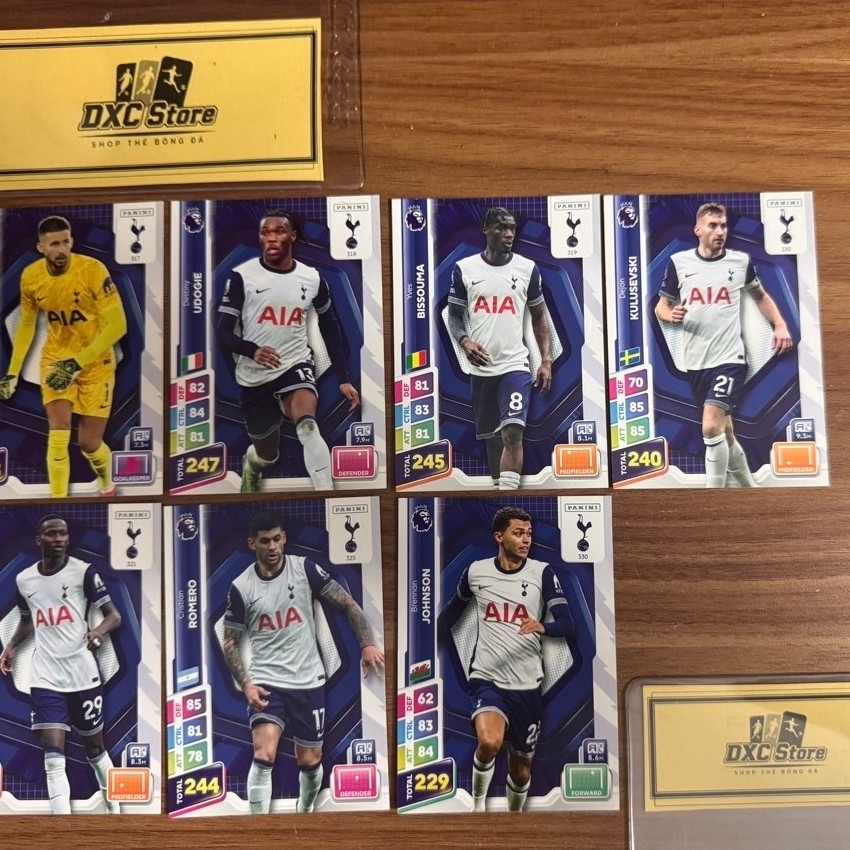 [ ของแท้ ] - PANINI ADRENALYN XL PREMIER LEAGUE PLUS 2025 - TOTTENHAM HOTSPUR