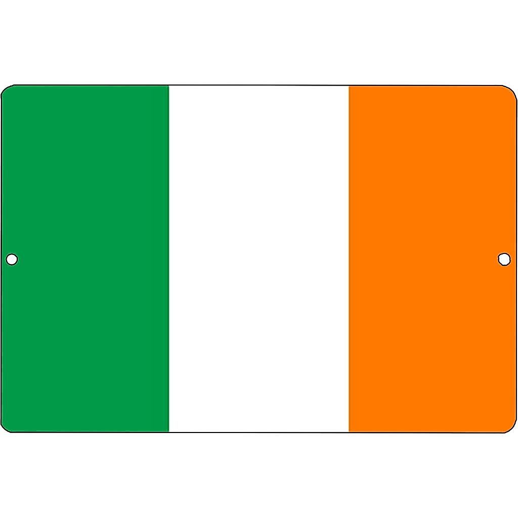 Rogue River Tactical Irish Flag ป้ายดีบุกโลหะ Wall Decor Man Cave Bar Ireland
