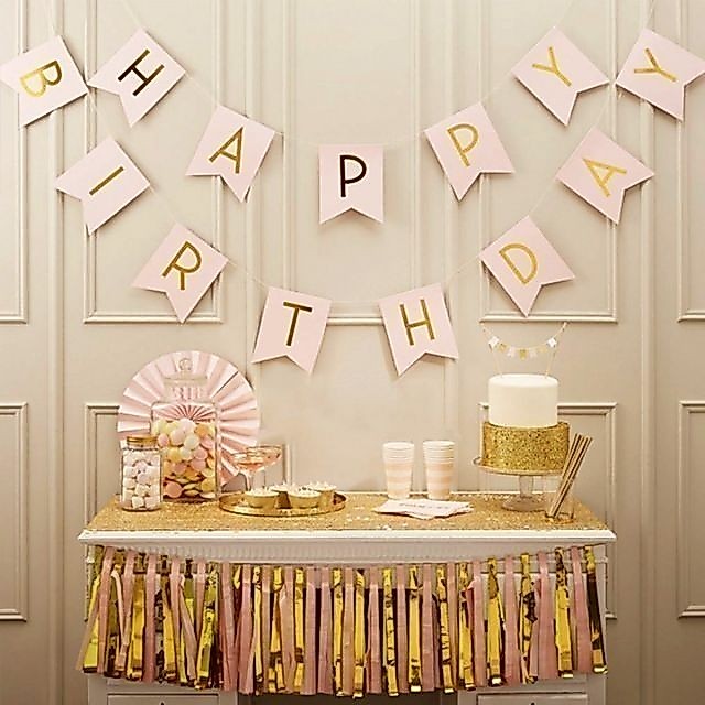 (ส่งจากไทย)​ ธงวันเกิดแบบเยอะมาก ธงตกแต่งปาร์ตี้ ตัวอักษร HAPPY Birthday ราคาถูก