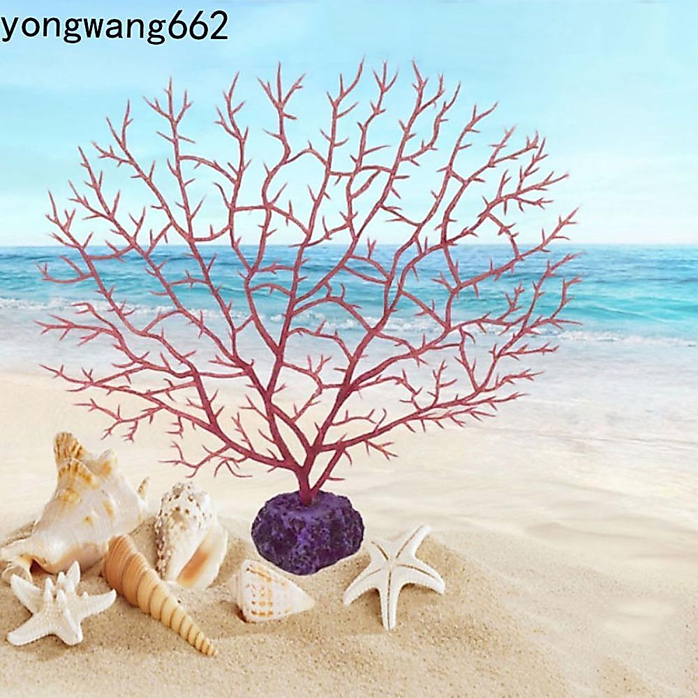 NORYX Sea Iron Tree 2023 Undersea Water Plants ปลอมเรซิ่น Aquarium ตกแต่ง