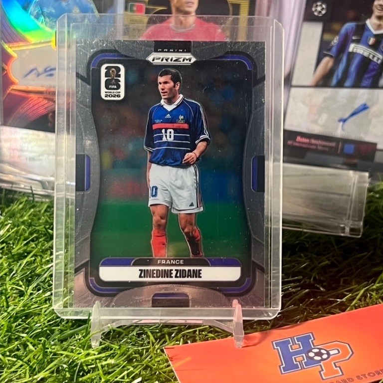 Zinedine Zidane Panini Prizm Worldd Cup 2026 การ์ดฟุตบอล