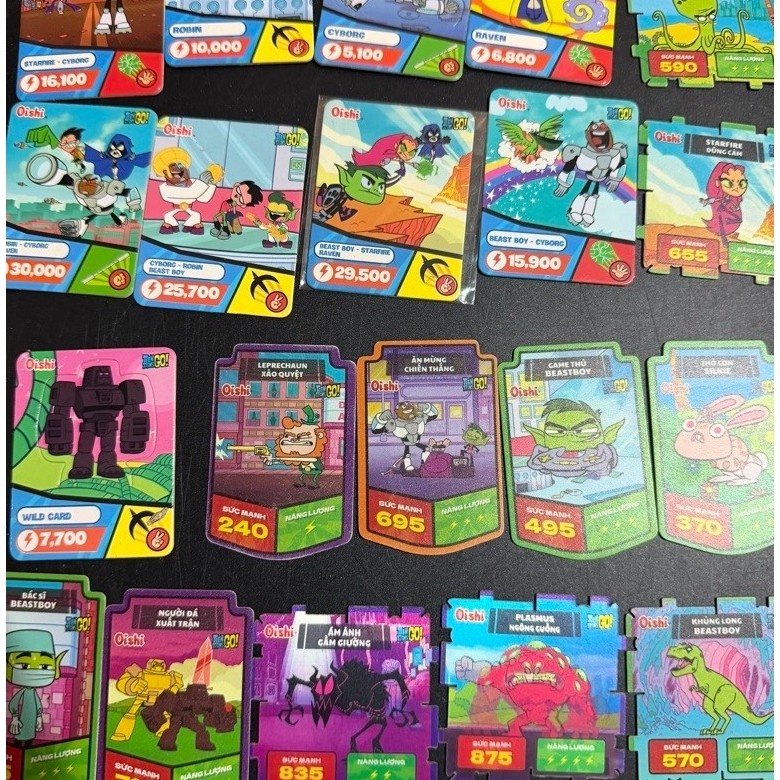 1 - การ์ด teentitan go oishi