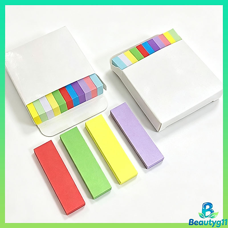 แท็บดัชนี 550 แผ่น 11 สี สไตล์เกาหลี มินิน่ารัก ป้ายแยกหมวด คั่นหน้า จดบันทึก สำหรับนักเรียน เครื่องเขียน