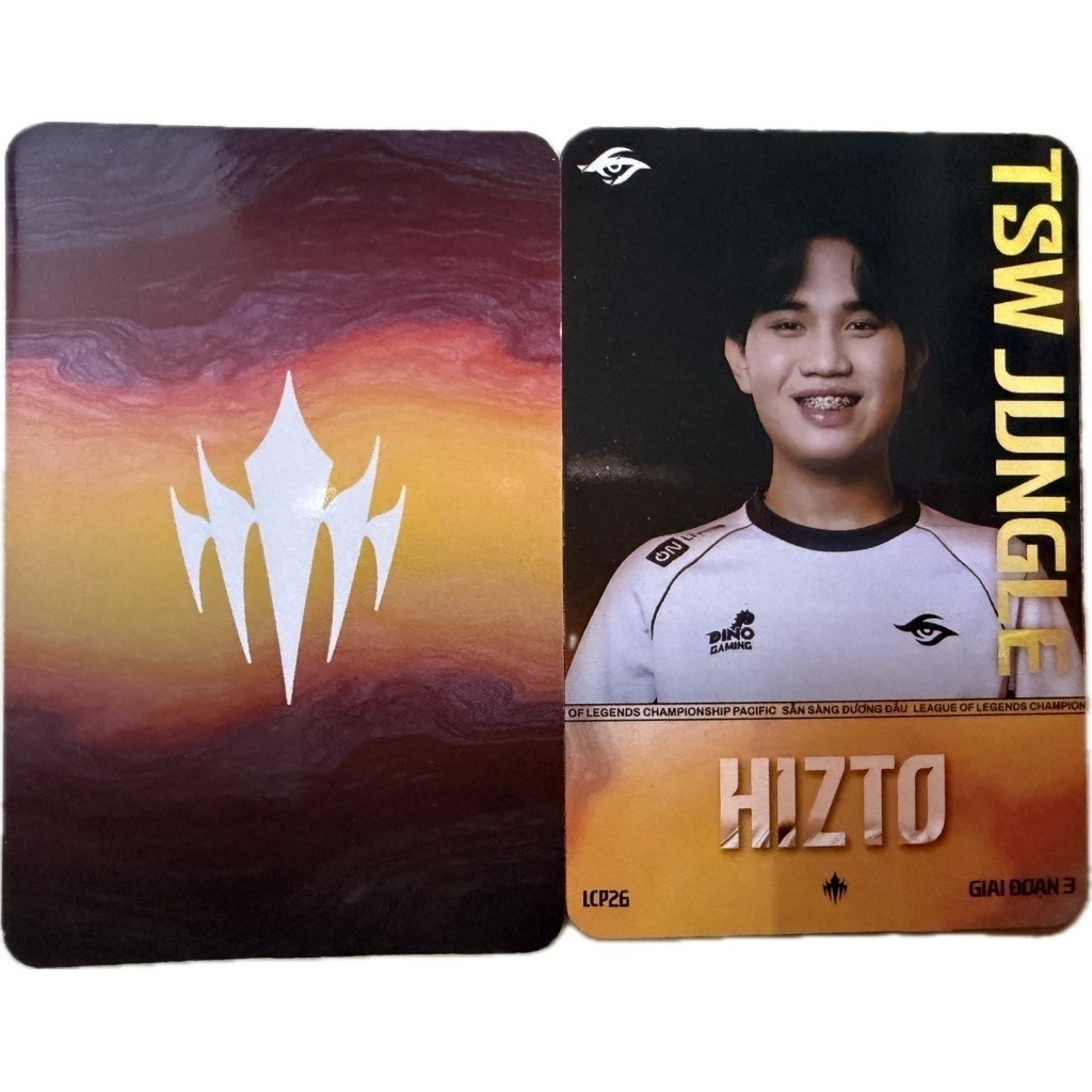 Team Secret Whale HIZTO TSW Jungle Corner Card ของแท้ของขวัญปิดแฟนๆ