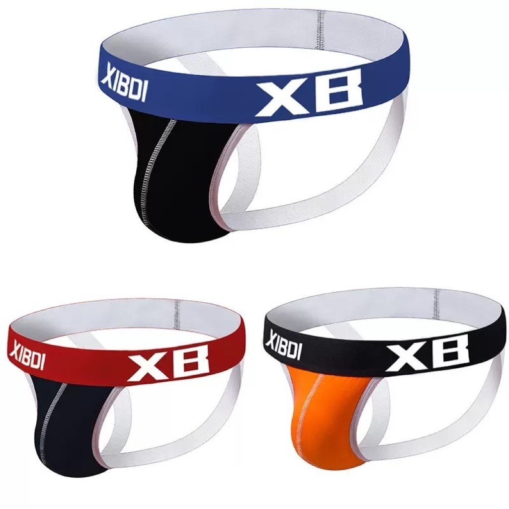 กางเกงชั้นในชาย Jockstrap XB012 แฟชั่นผู้ชายนุ่มเท่