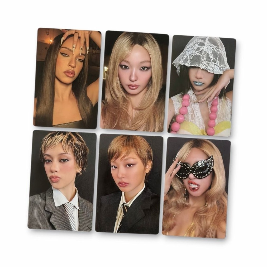KATSEYE การ์ดรูปถ่ายมุมโค้งมน - EP Album WILD