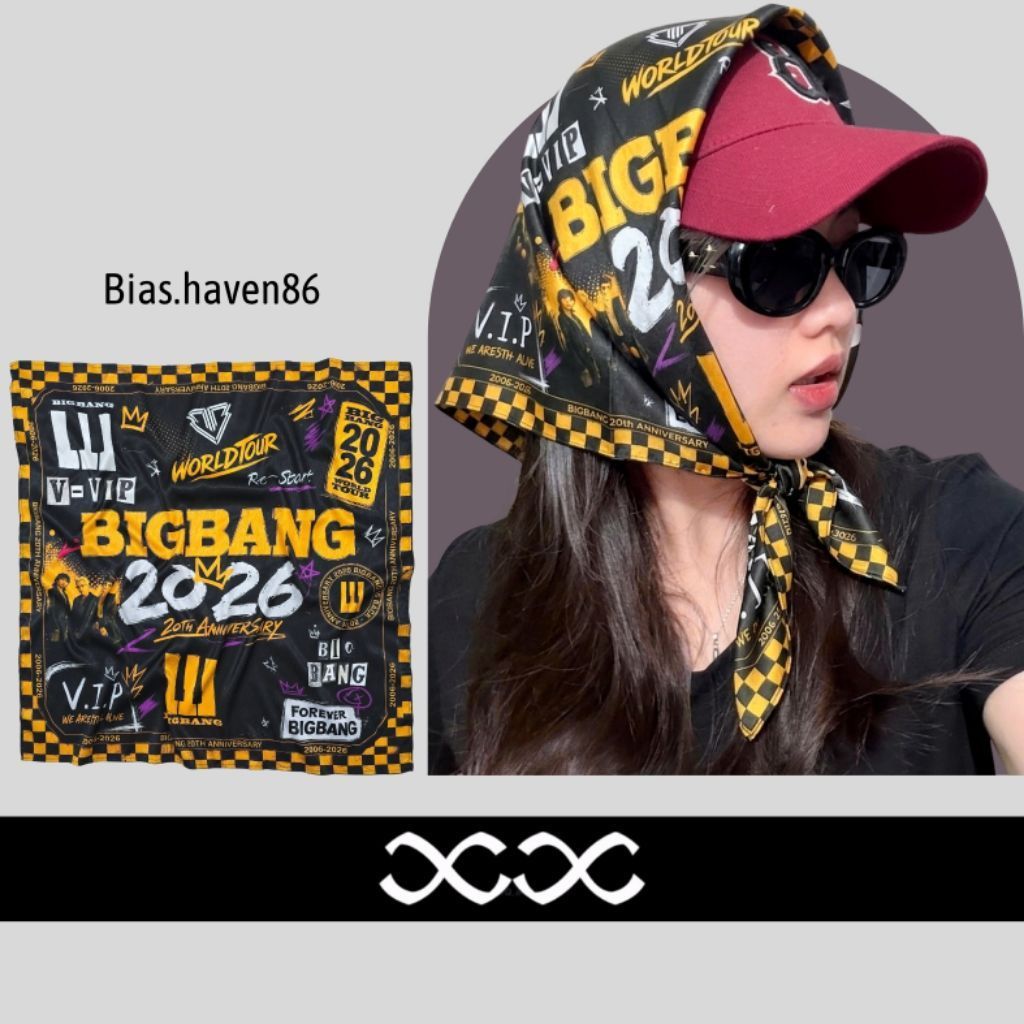 BIGBANG ผ้าพันคอ 2026 Concert BIGBANG 20TH Anniversary 2026 Banada BigBang Accessories