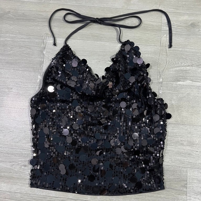 SA Moa2 vnxk เสื้อคอปกกลิตเตอร์ ไซส์ M