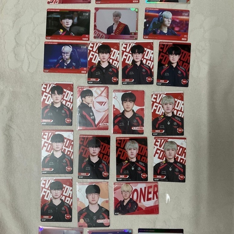 การ์ดบัฟun photocard LCK T1 ของแท้