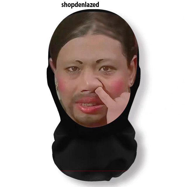 (HN - FIRE) ฮูดที่มีความเร็วตัวละครอันโด่งดัง หน้ากากสปีด messi, ronaldo, Mbappe, Seamless Mask