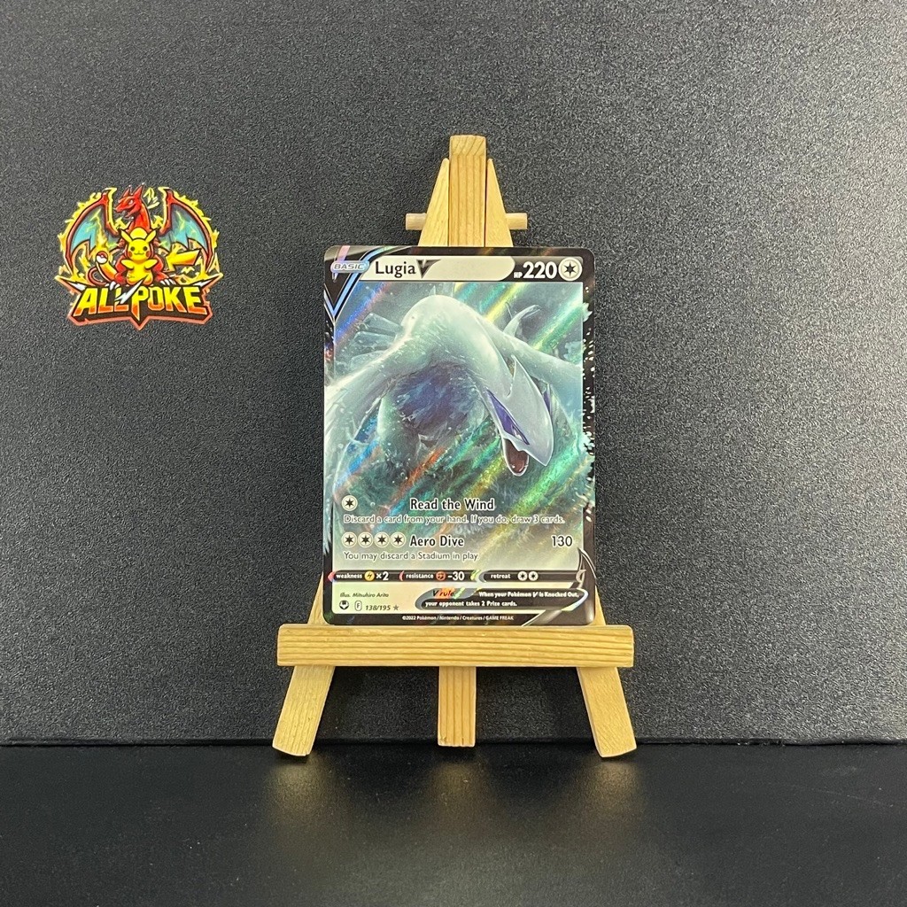 [ AllPoke ] การ์ดโปเกมอน TCG,Lugia V - 138/195 -M-NM