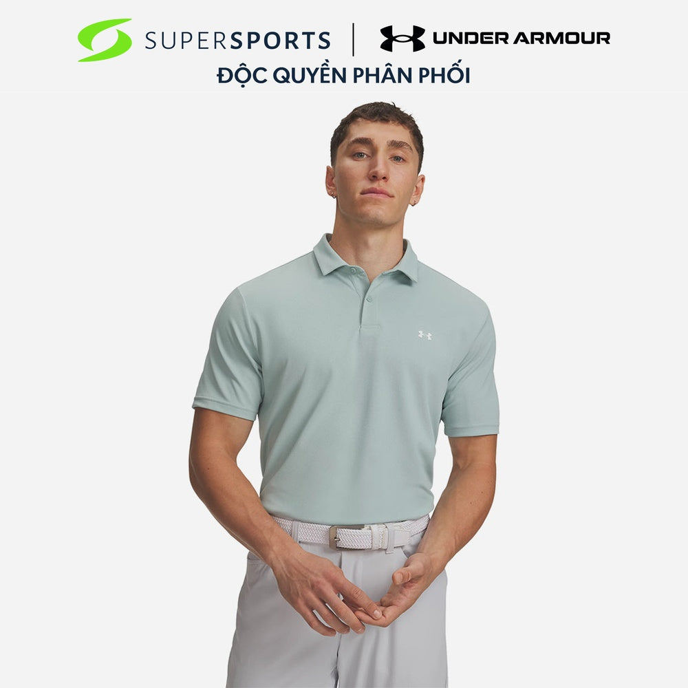 UNDER ARMOR UNDER ARMOUR Under ARMOUR Tee To Green Pique เสื้อโปโลผู้ชาย - 6012303-477