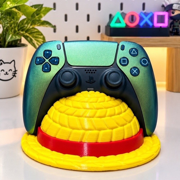 [DTee Shop] PS5 Controller Holder & Xbox Straw Hat รุ่นลูฟี่🏴‍☠️(ภาพจริง💯💯💯)