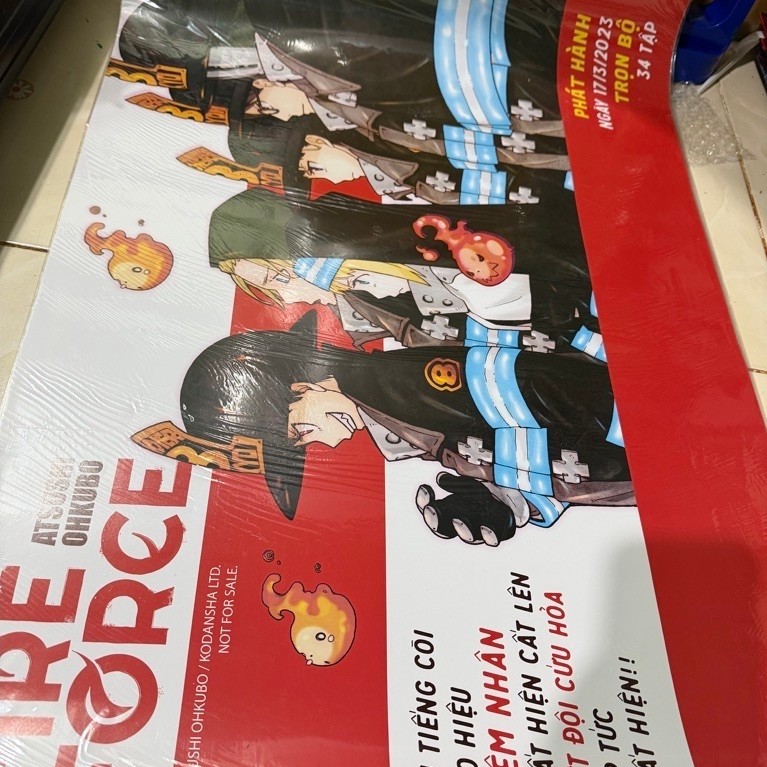 เครื่องประดับมังงะ - โปสเตอร์ PH Fire Force ตามภาพ