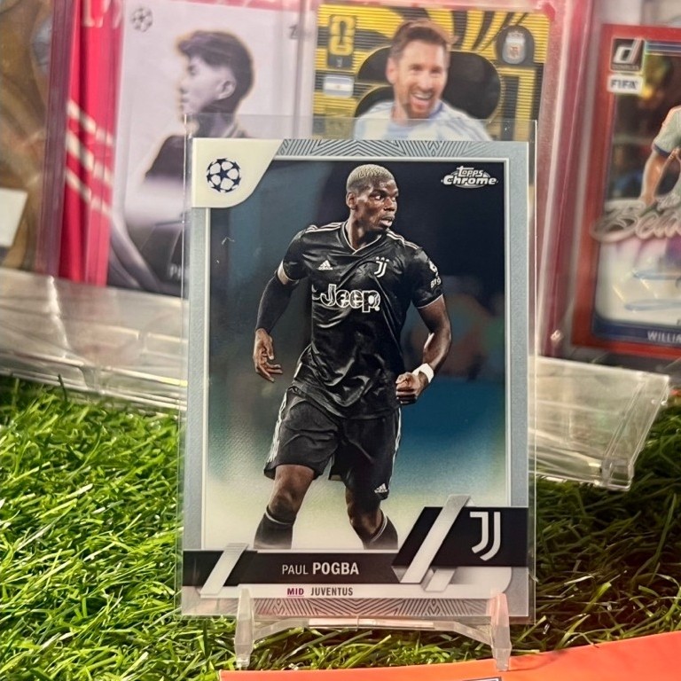 การ์ดฟุตบอล Paul Pogba Topps Chrome UCL 2021/22