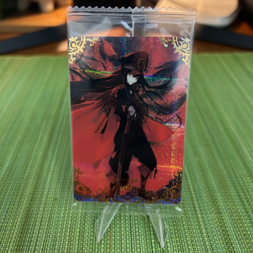 ST FGO Oda Nobunaga การ์ดเวเฟอร์โลหะ