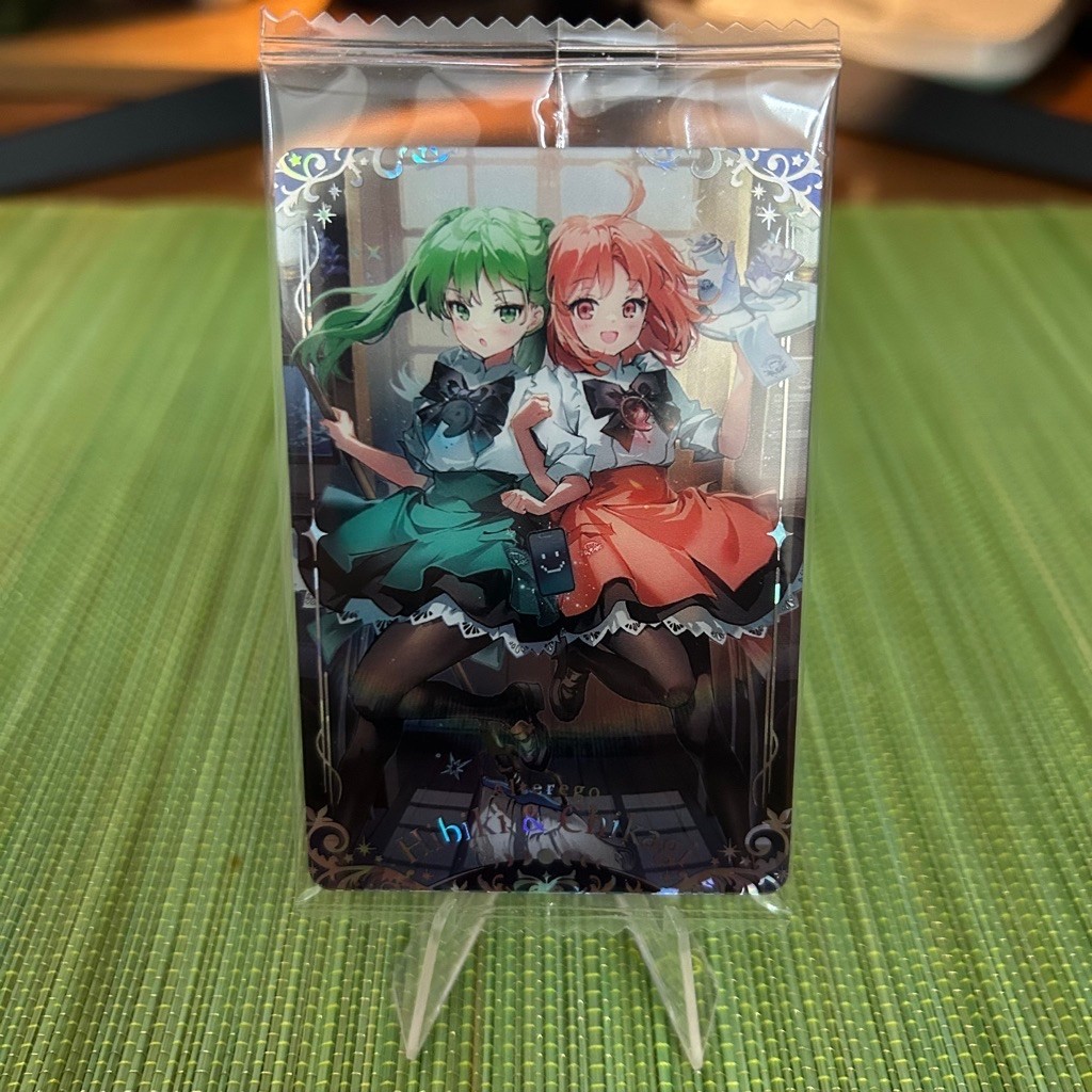 TM การ์ดเวเฟอร์โลหะ FGO Hibiki & Chikagi