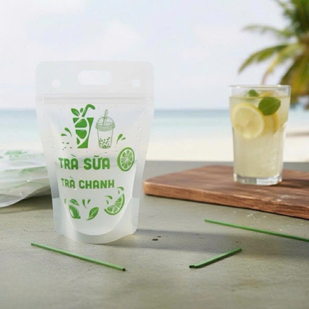 กระเป๋าซิปสําหรับ LEMON TEA, MILK TEA