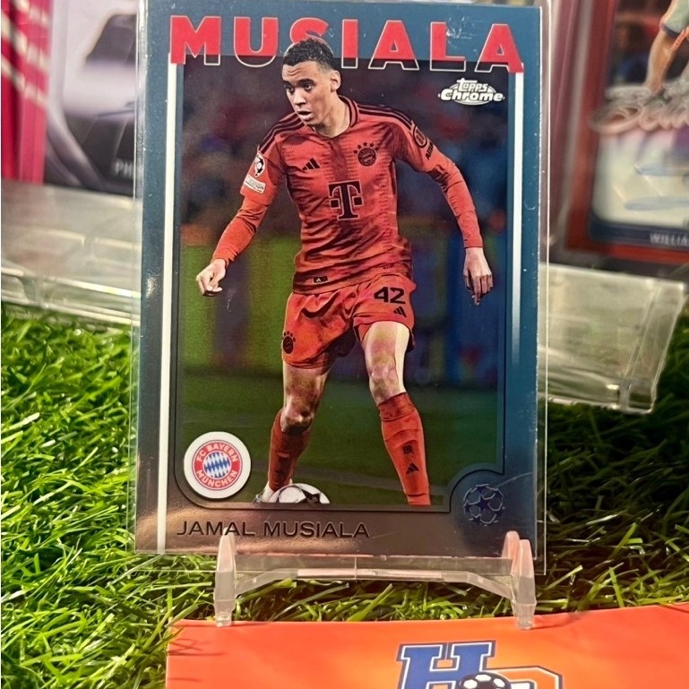 Jamal Musela Topps Chrome UCL 2024/25 การ์ดฟุตบอล